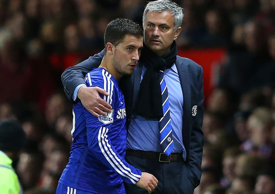 eden-hazard-jose-mourinho