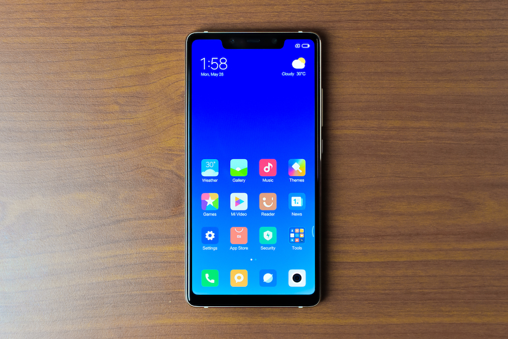 xiaomi Mi8  de frente