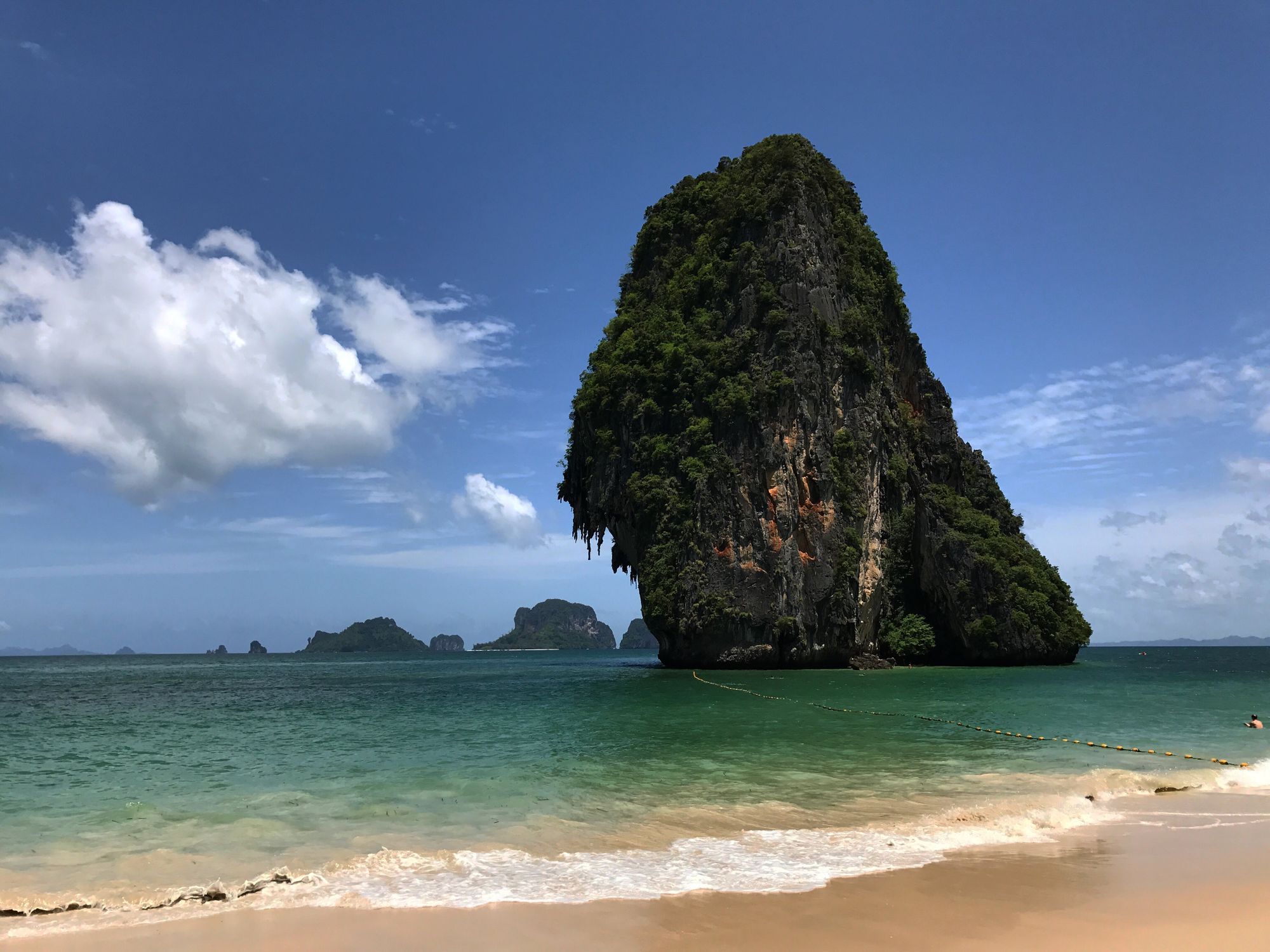 La impresionante geografía de Tailandia.La protagonista principal de Krabi