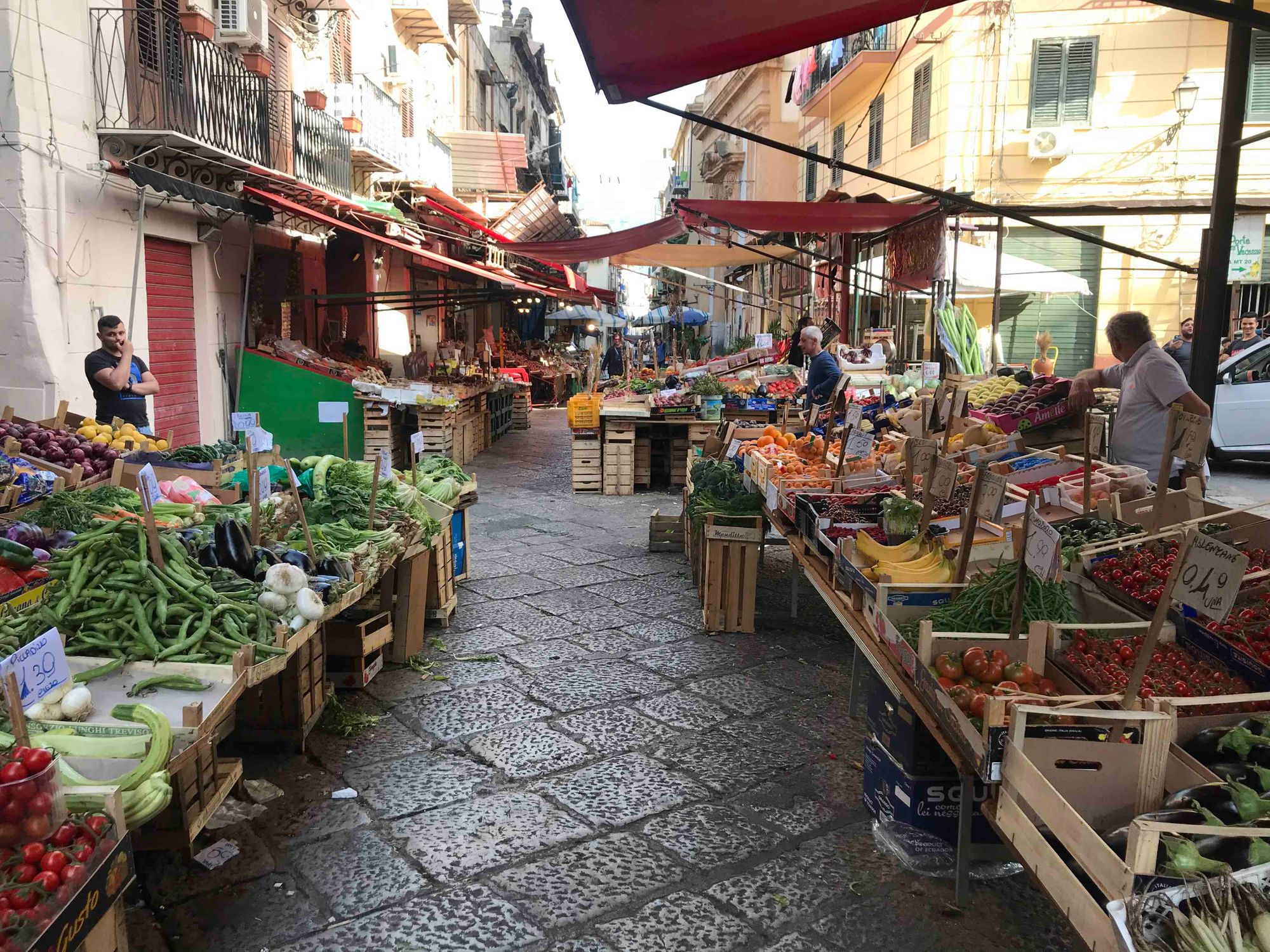 Dos noches en Palermo, Sicilia