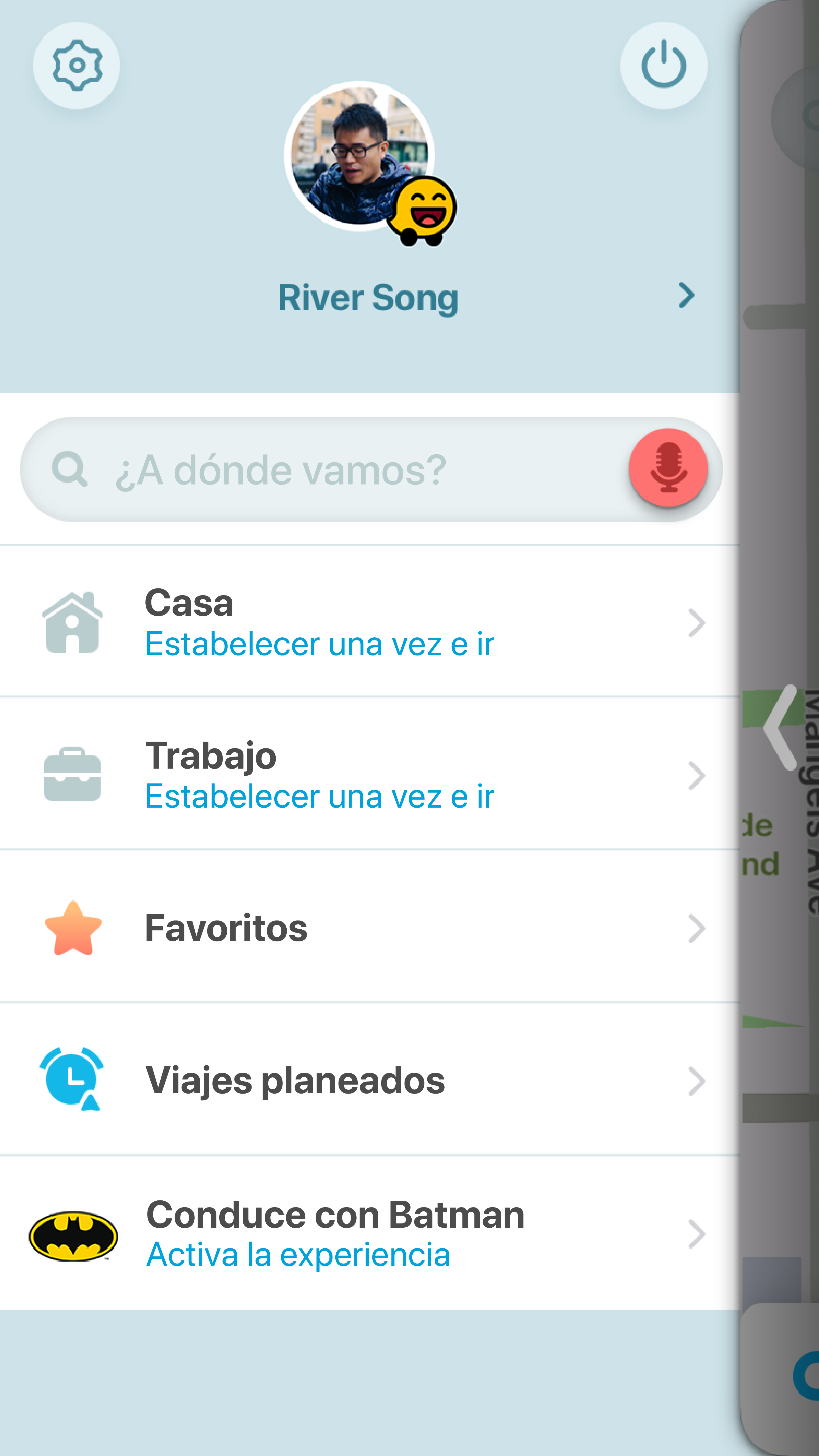 Subí al Batimóvil con Waze