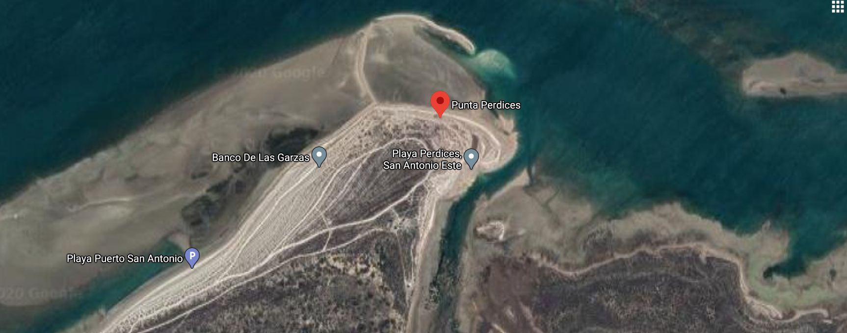 Punta Perdices desde Google Maps