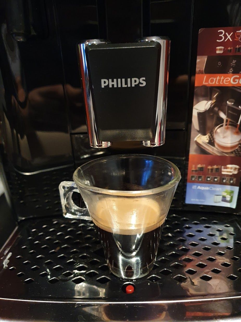 Mi primer espresso en la LatteGo 2231