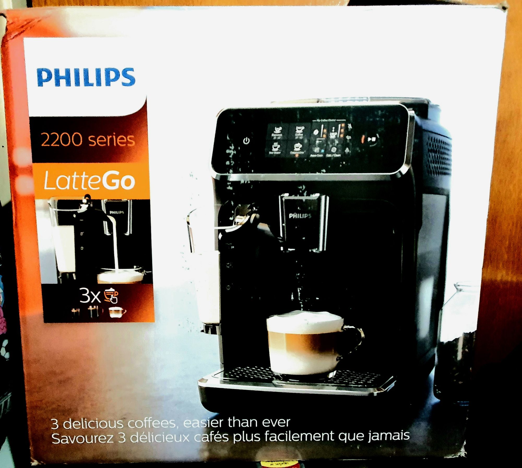 Empaque de la Philips LatteGo 2200