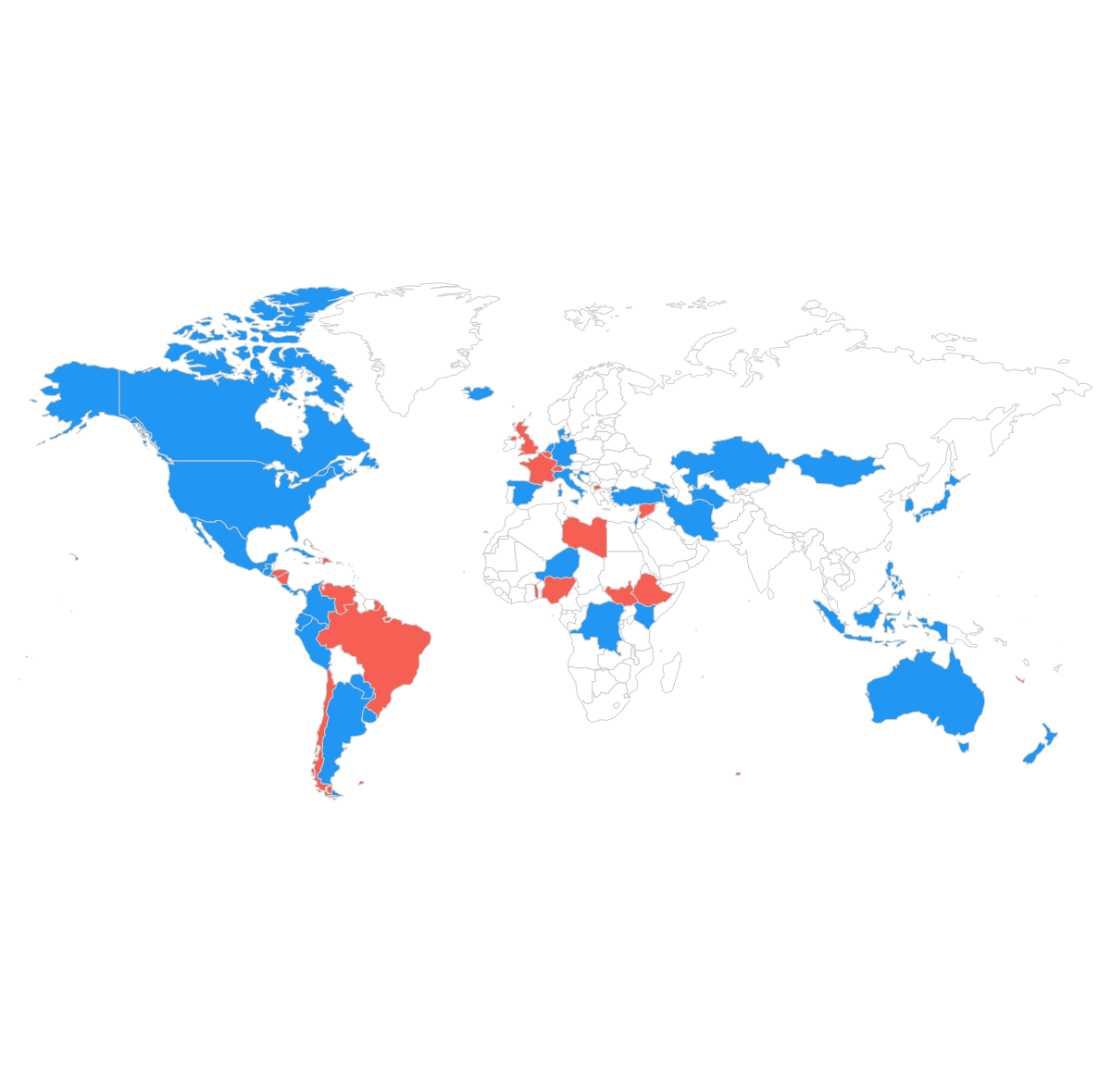 La batalla ApruebenLaLeyBasesYA Vs #NoALasFacultadesDelegadas también fue global. Con y Sin VPNs