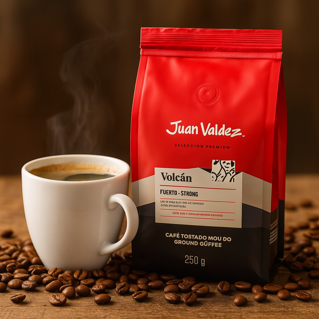 Café Juan Valdez Volcán Molido 250 g: intensidad colombiana para disfrutar en casa