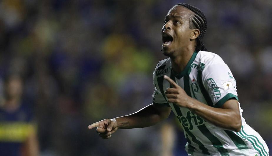 El primer gol del Palmeiras en la Bombonera