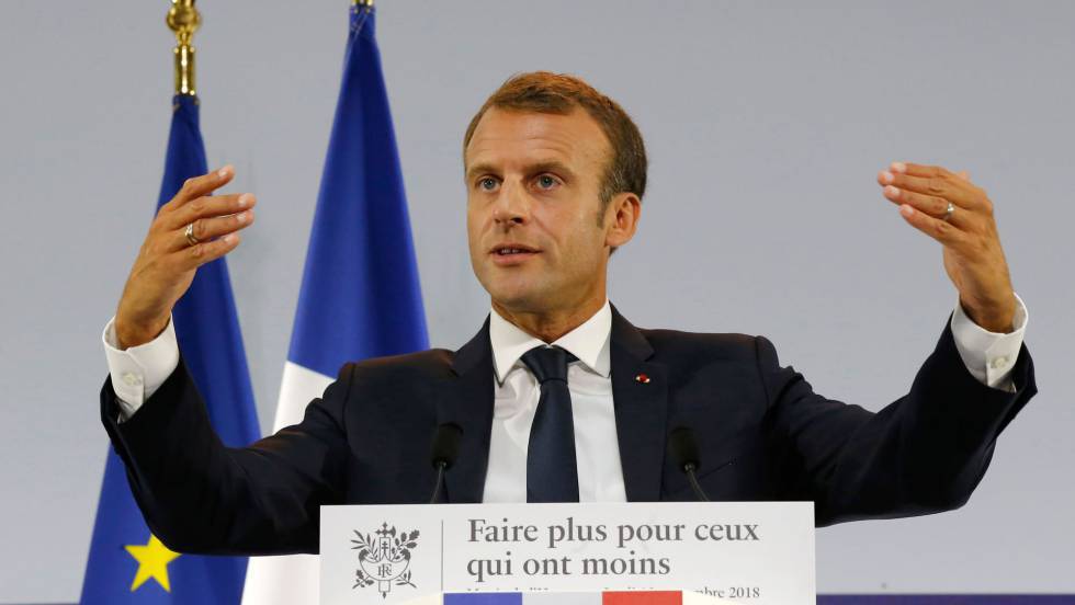 Macron y la fuga hacia el "populismo" para sortear la crisis política y económica