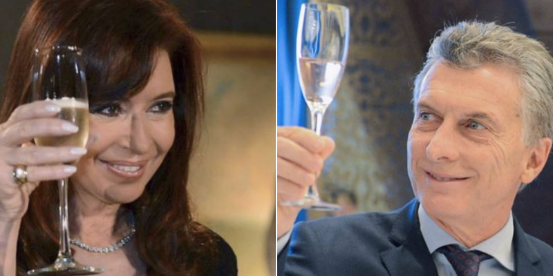 En el mes de sus cumpleaños, los saludos a Macri y Cristina anticiparon el escenario electoral para las presidenciales