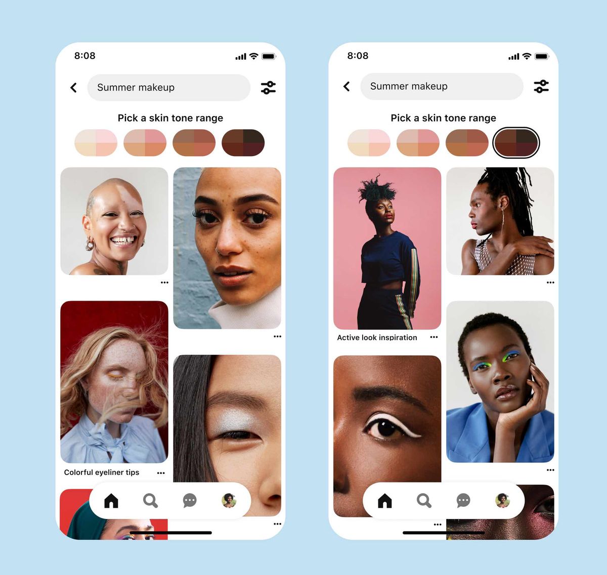 El futuro de la belleza: Pinterest anuncia actualizaciones de producto más inclusivas tras el aumento de las búsquedas