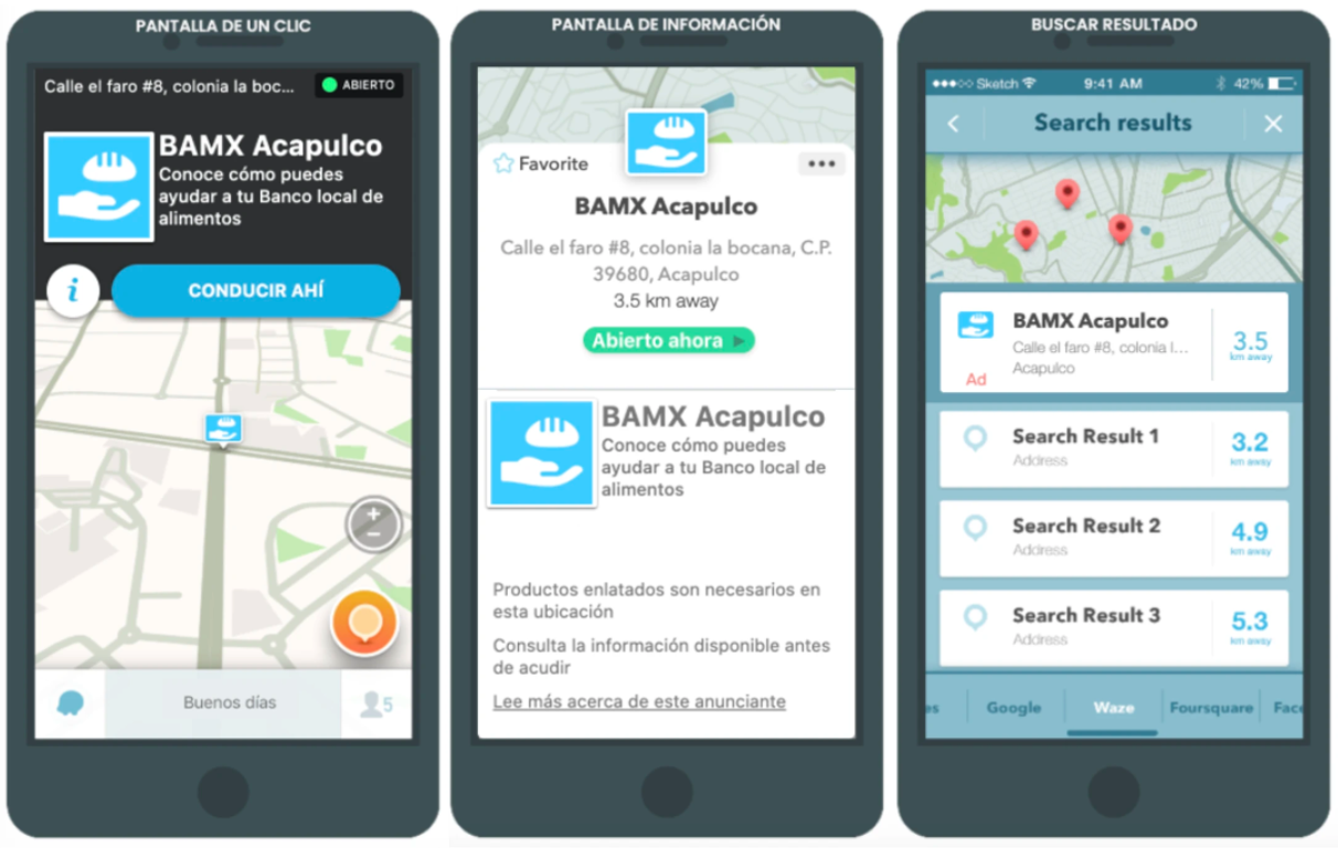 Waze lanza iniciativa para fomentar donaciones a bancos de alimentos