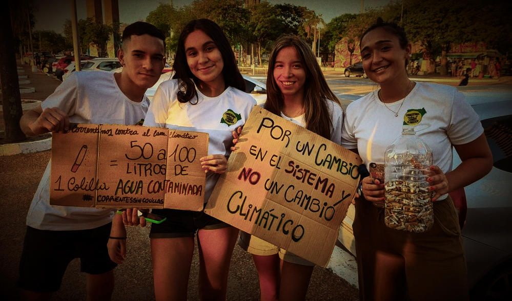 Jóvenes ambientalistas de Argentina.