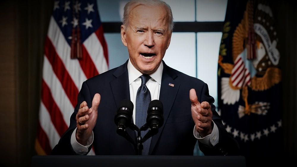 Joe Biden desafiante, anunció su candidatura a la reelección en 2024.