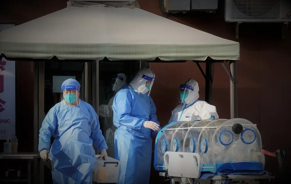 China: hospitales desbordados.