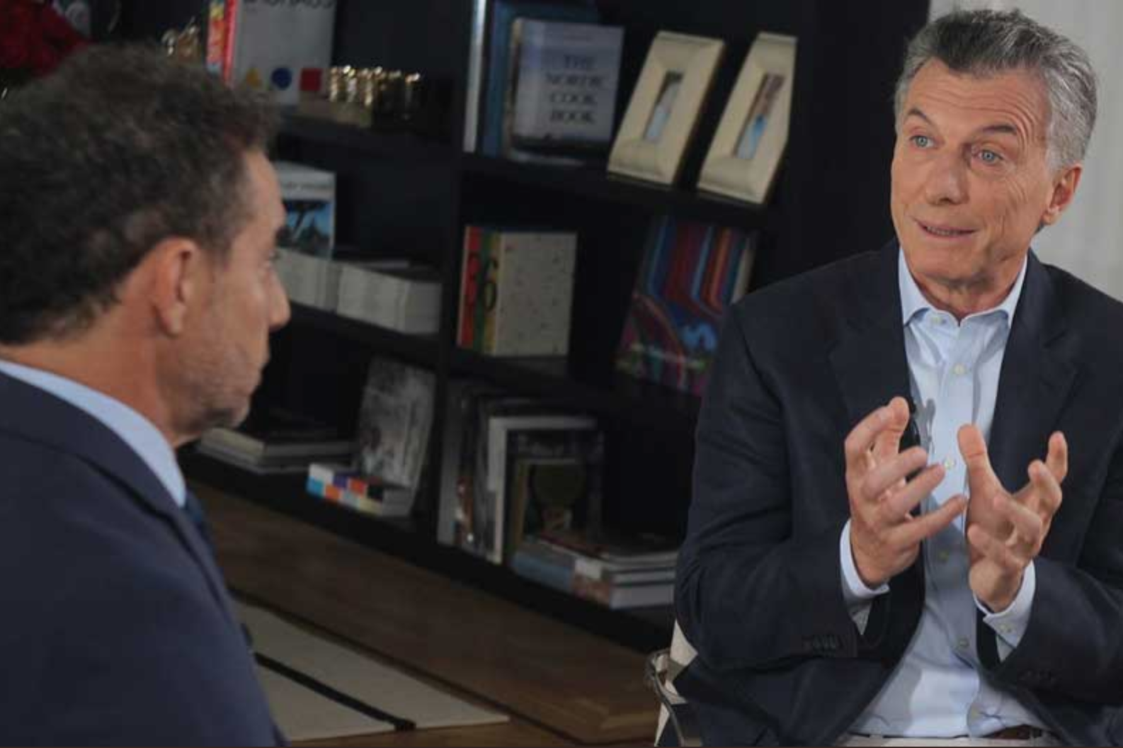 Mauricio Macri con Luis Majul. Impacto en Redes Sociales