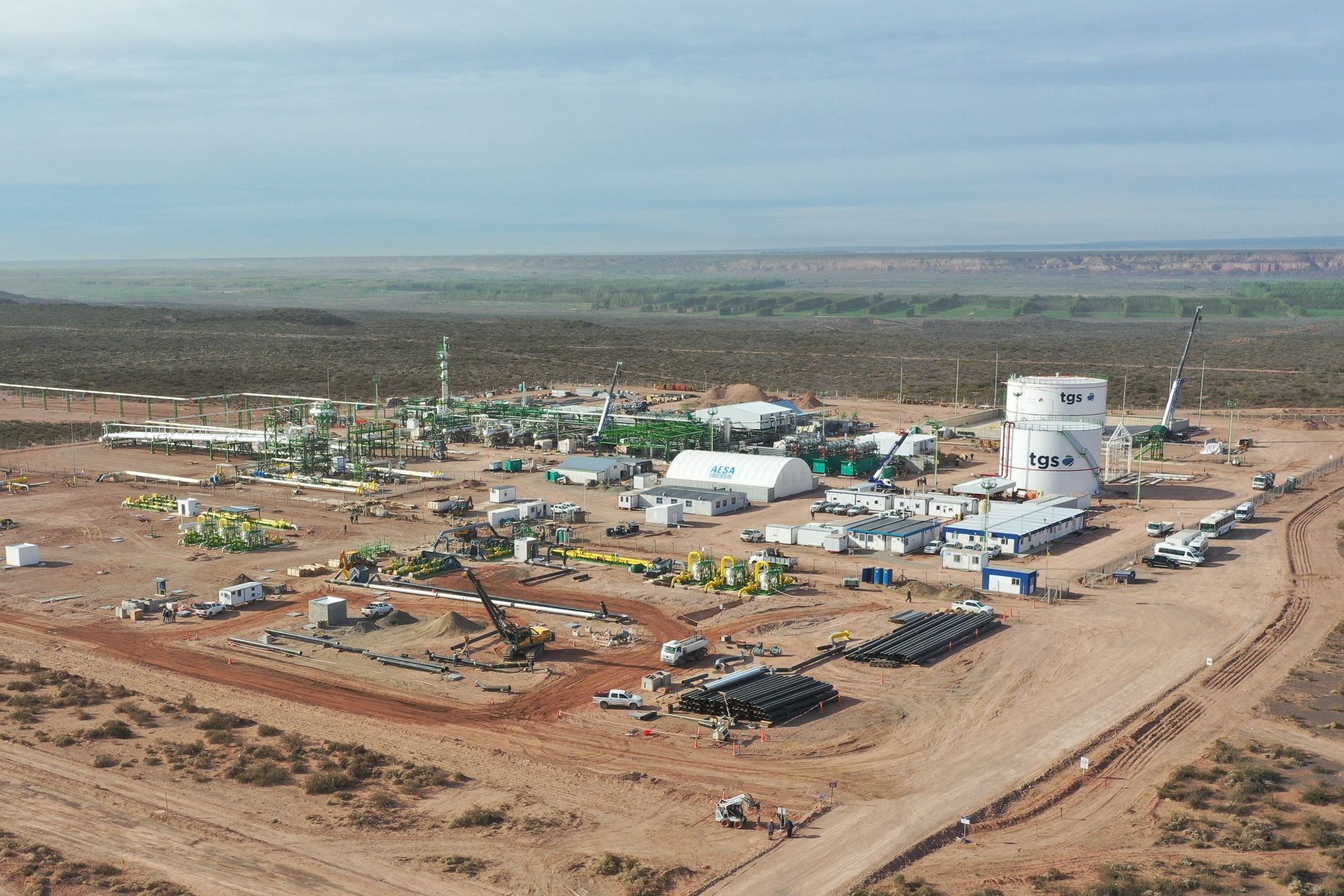 TGS culminó las obras del Gasoducto de Vaca Muerta