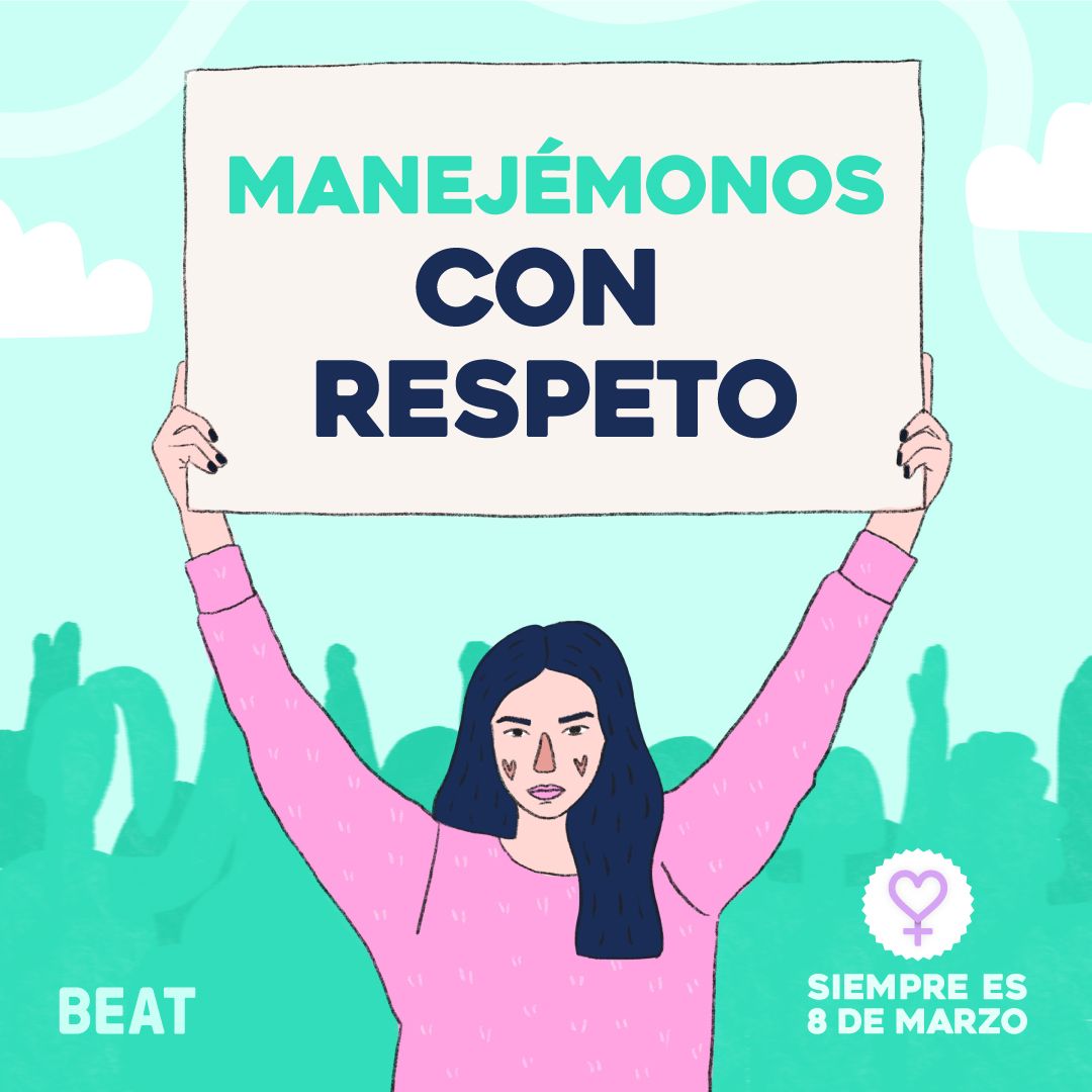 “Manejémonos con respeto”, la campaña de concientización de Beat por el Día de la Mujer