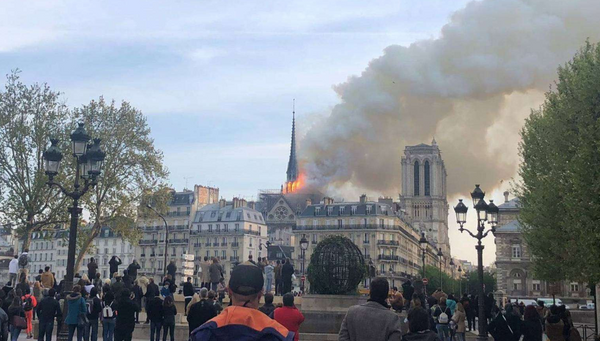 Incendio en la Catedral de Notre Dame