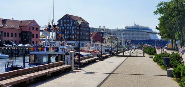 Klaipėda, Lituania. Linda y caminable