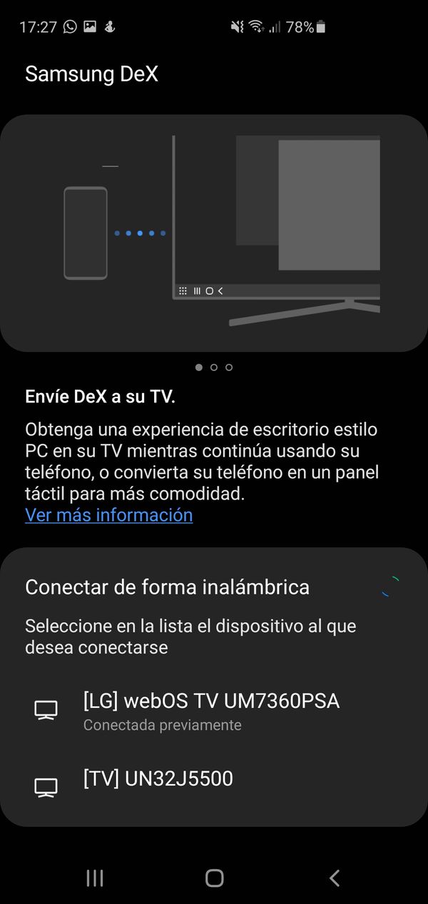 Tu Smartphone como PC inalámbrica con Samsung DeX