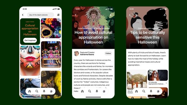 Pinterest se compromete a promover un Halloween culturalmente inclusivo