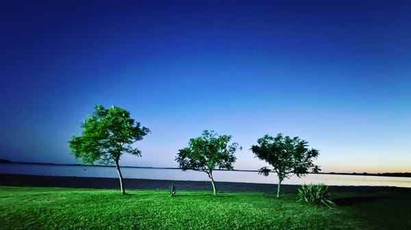 Atardece en la Laguna de Lobos