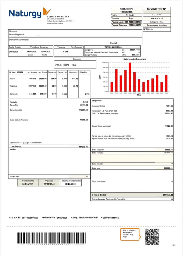 Naturgy San Juan brinda información sobre la facturación nivelada para comercios